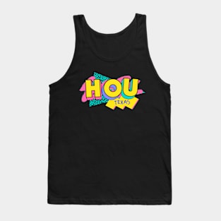 Retro 90s Houston HOU / Rad Memphis Style / 90s Vibes Tank Top